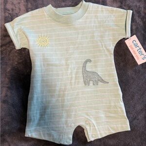 Carter's Mint Green Baby Romper
